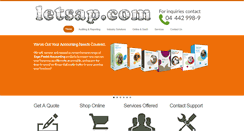 Desktop Screenshot of letsap.com